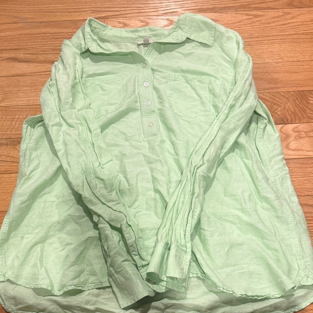 Talbots Mint Green Shirt